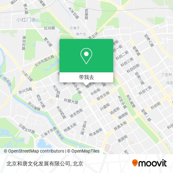 北京和唐文化发展有限公司地图