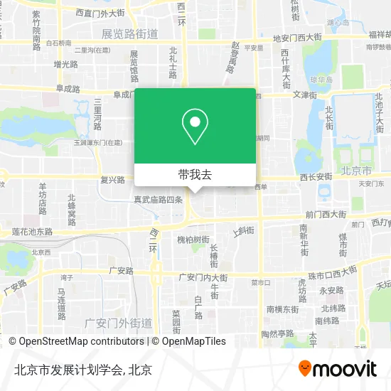 北京市发展计划学会地图