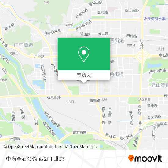 中海金石公馆-西2门地图