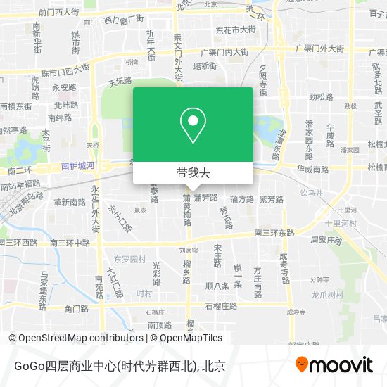 GoGo四层商业中心(时代芳群西北)地图
