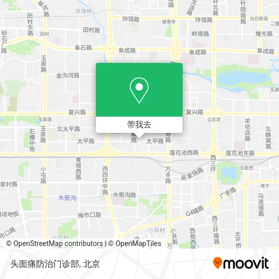 头面痛防治门诊部地图