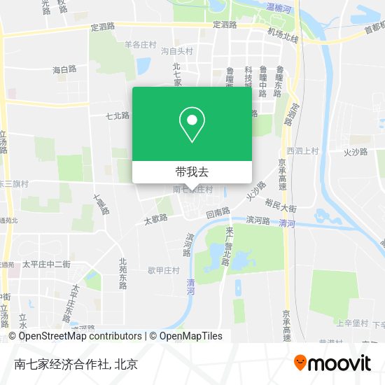 南七家经济合作社地图