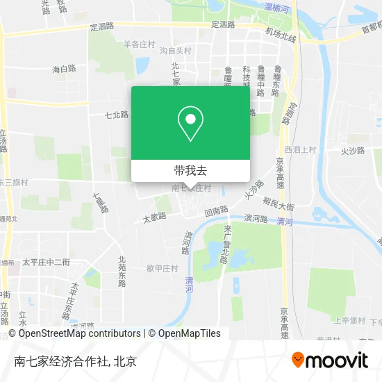 南七家经济合作社地图