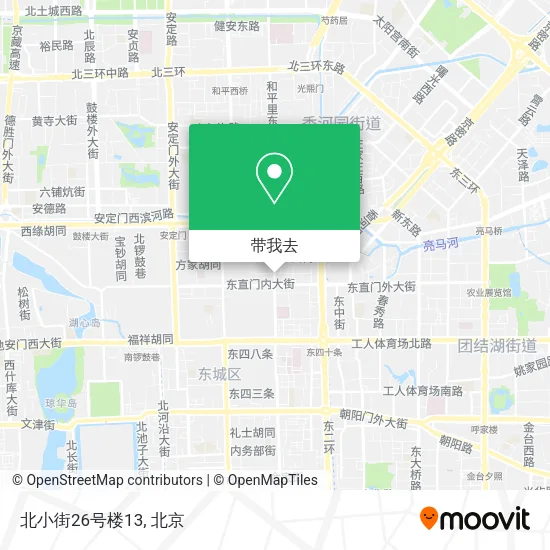 北小街26号楼13地图
