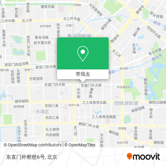 东直门外察慈6号地图