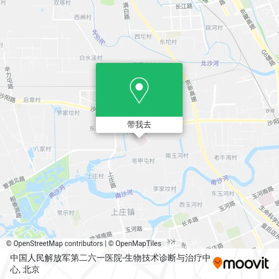 中国人民解放军第二六一医院-生物技术诊断与治疗中心地图