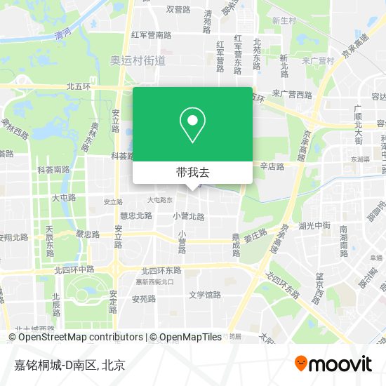 嘉铭桐城-D南区地图