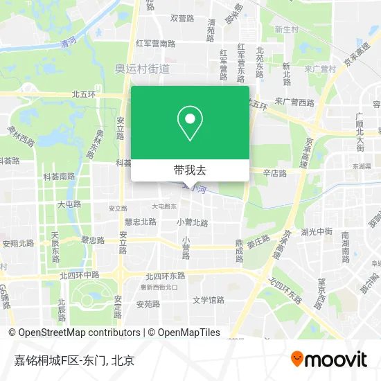 嘉铭桐城F区-东门地图