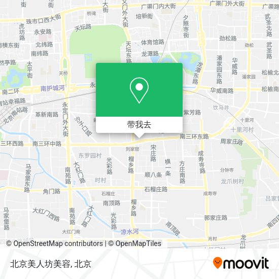 北京美人坊美容地图