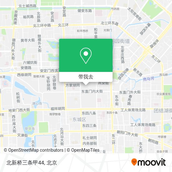 北新桥三条甲44地图