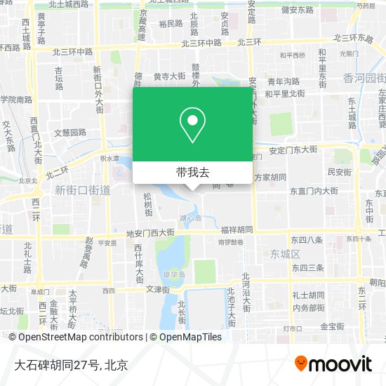 大石碑胡同27号地图