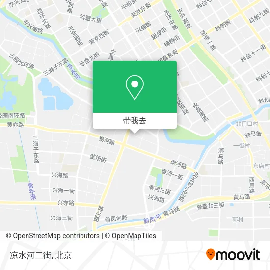 凉水河二街地图