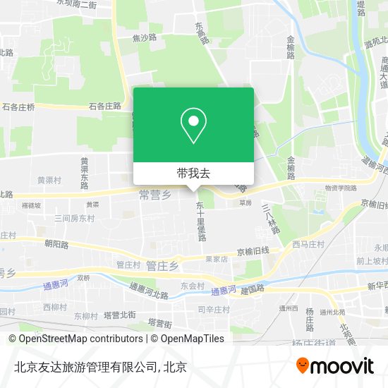 北京友达旅游管理有限公司地图