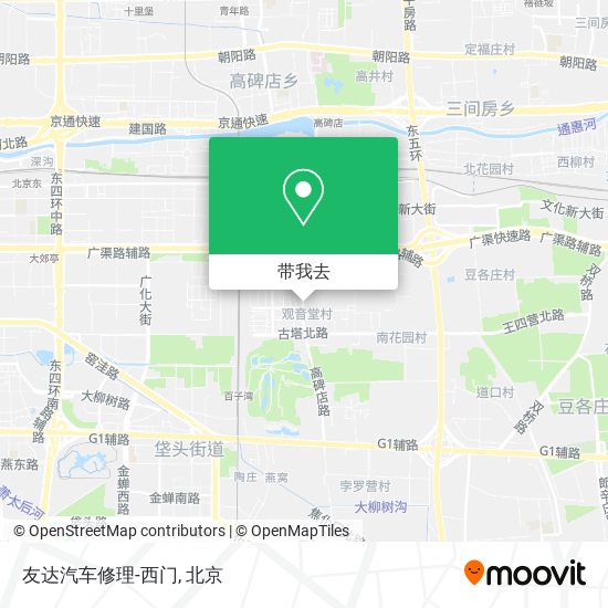 友达汽车修理-西门地图