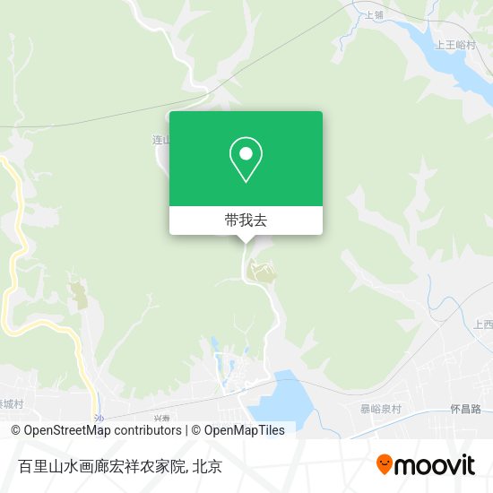 百里山水画廊宏祥农家院地图