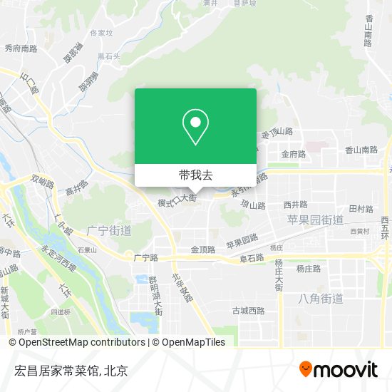 宏昌居家常菜馆地图