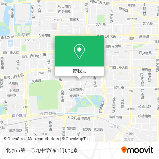 北京市第一〇九中学(东1门)地图