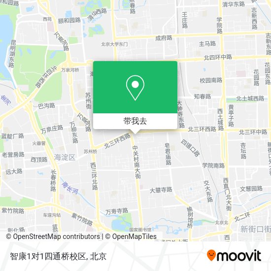 智康1对1四通桥校区地图