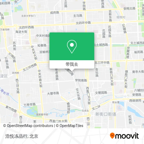 浩悦冻品行地图
