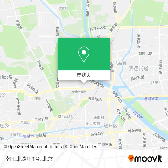 朝阳北路甲1号地图