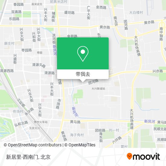 新居里-西南门地图