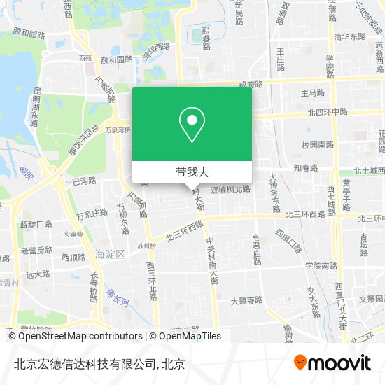 北京宏德信达科技有限公司地图