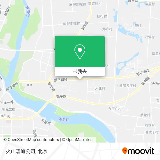 火山暖通公司地图