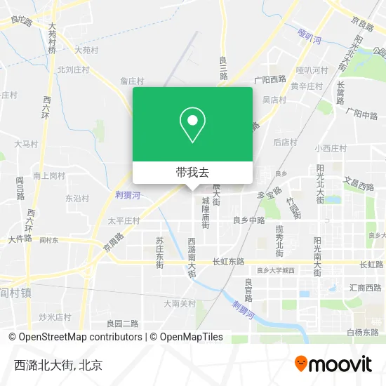 西潞北大街地图
