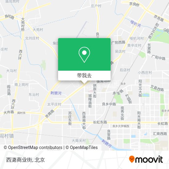 西潞商业街地图