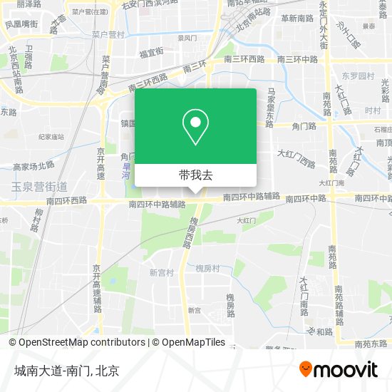 城南大道-南门地图