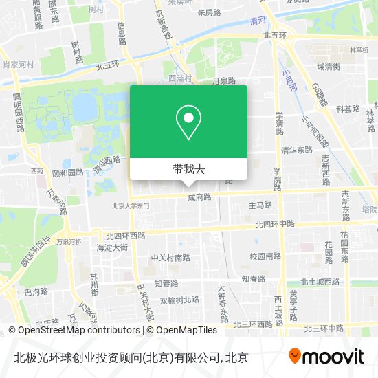 北极光环球创业投资顾问(北京)有限公司地图