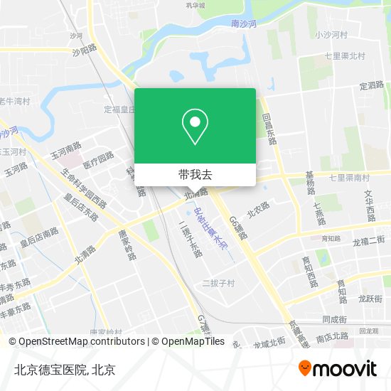 北京德宝医院地图