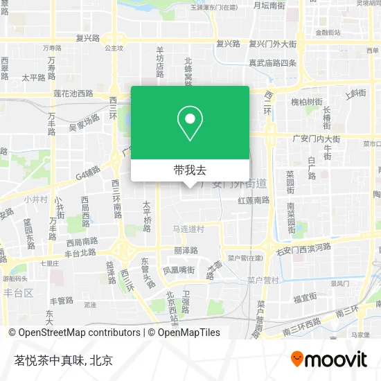 茗悦茶中真味地图