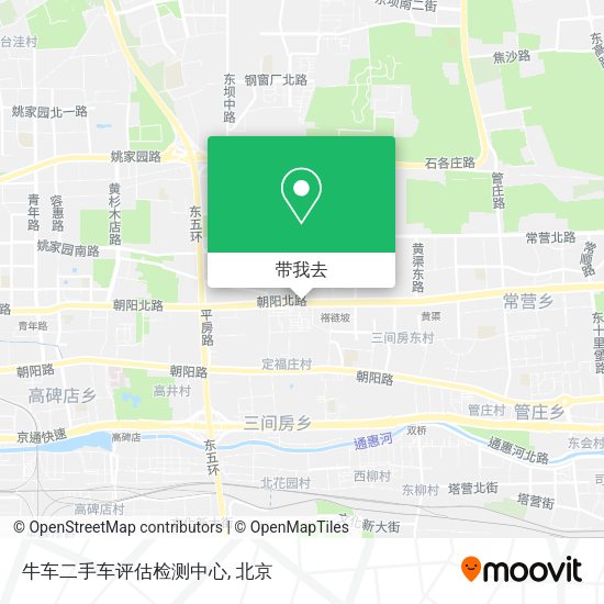 牛车二手车评估检测中心地图