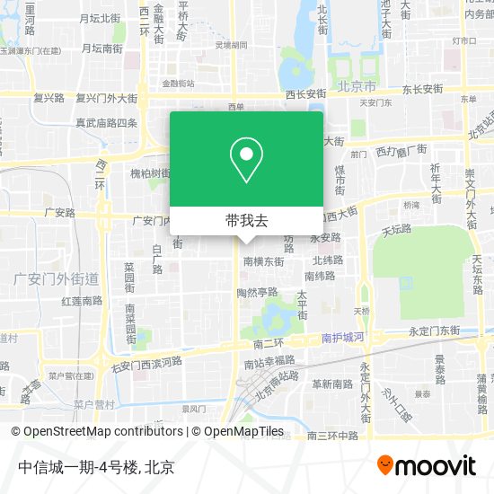 中信城一期-4号楼地图