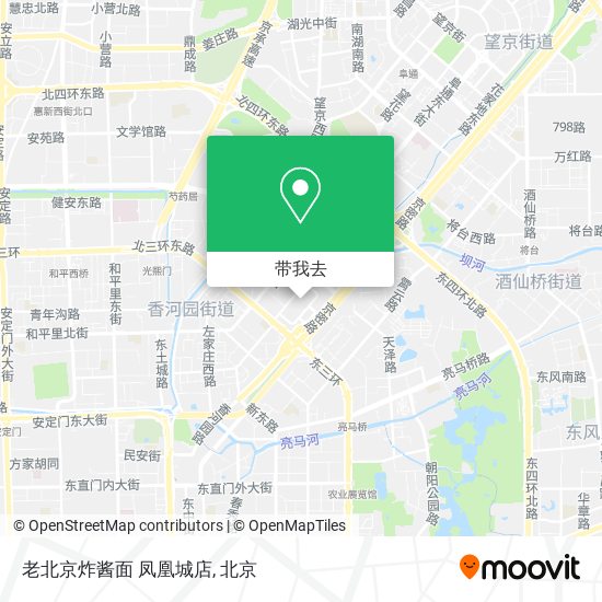 老北京炸酱面 凤凰城店地图