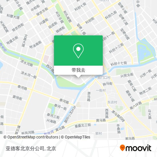 亚德客北京分公司地图