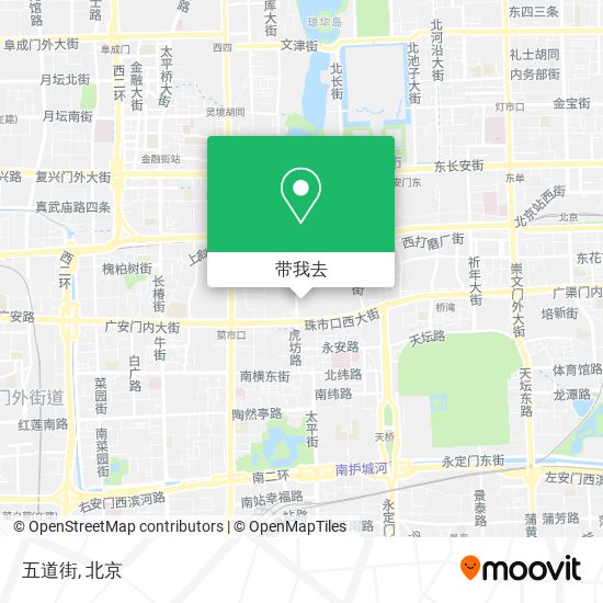 五道街地图