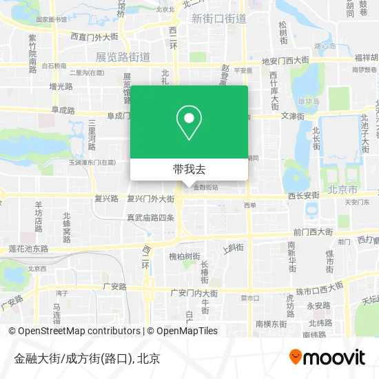 金融大街/成方街(路口)地图