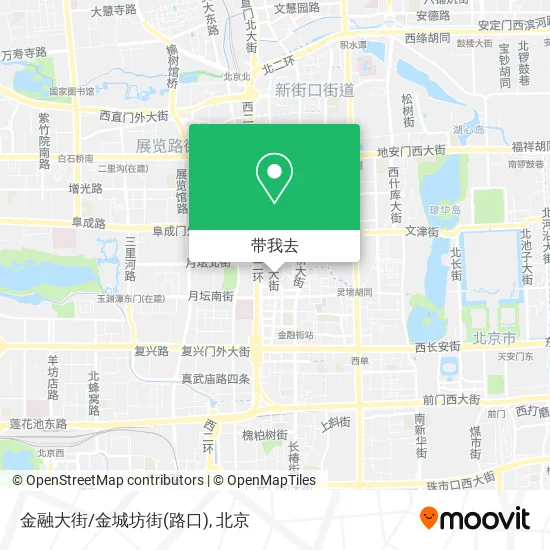 金融大街/金城坊街(路口)地图