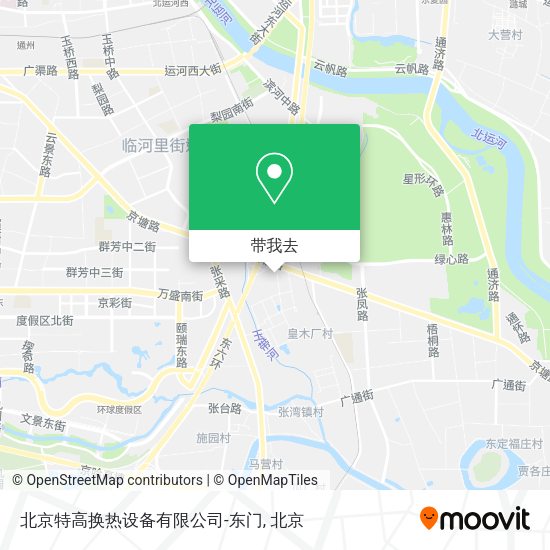 北京特高换热设备有限公司-东门地图