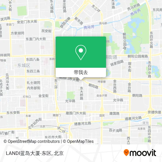 LANDI蓝岛大厦-东区地图