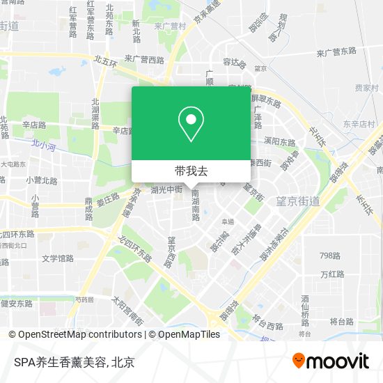 SPA养生香薰美容地图