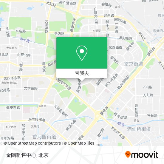 金隅租售中心地图