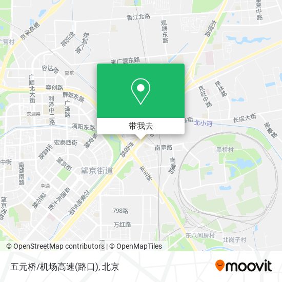 五元桥/机场高速(路口)地图