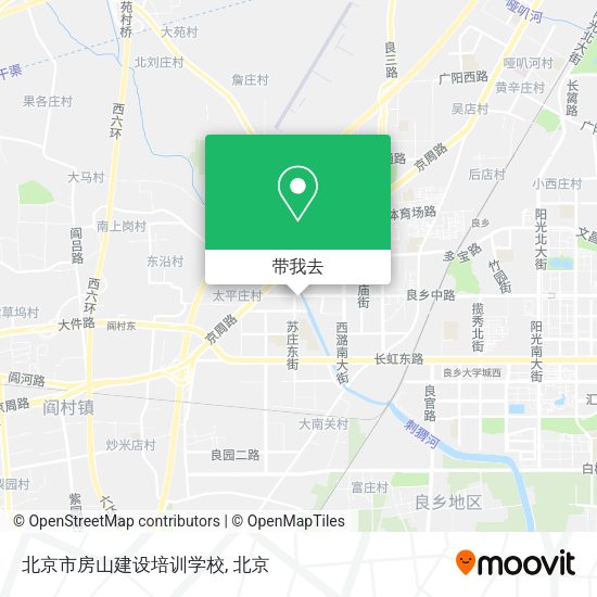 北京市房山建设培训学校地图