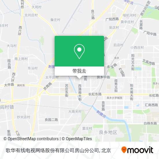 歌华有线电视网络股份有限公司房山分公司地图