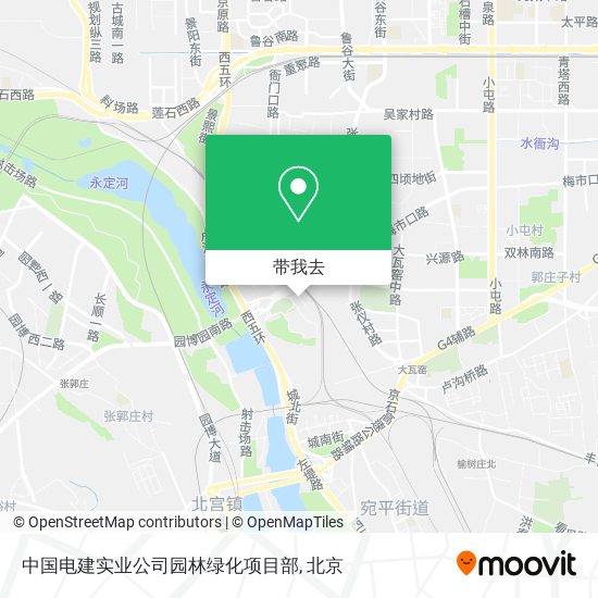 中国电建实业公司园林绿化项目部地图