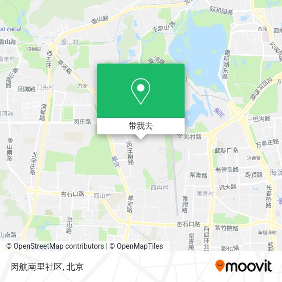 闵航南里社区地图