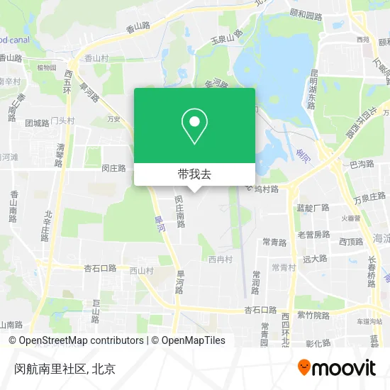 闵航南里社区地图